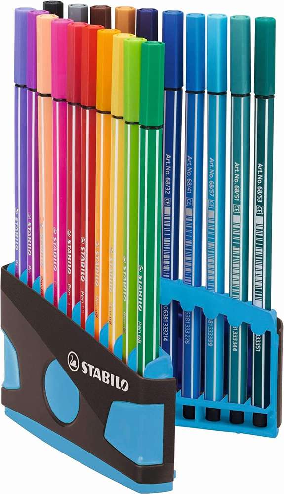 Feutre Pen 68 Boite Colorparade de 20 dont 10 pastels - Rougier&Plé -  Strasbourg