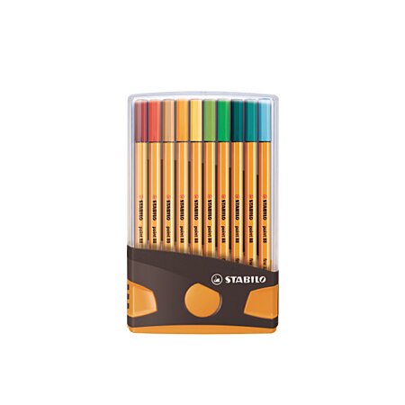 Achetez STABILO point 88 stylo-feutre pointe fine (0,4 mm) - ColorParade de  20 stylo-feutres - Color..