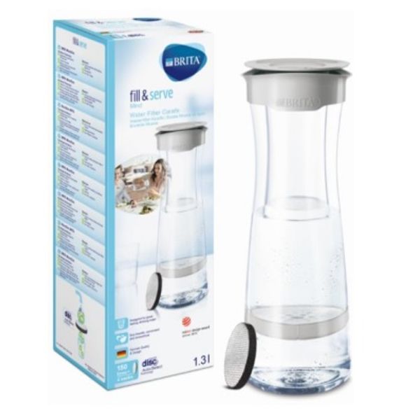 Brita Fill&Serve Filtre à eau pour robinet 1,3 L Graphite
