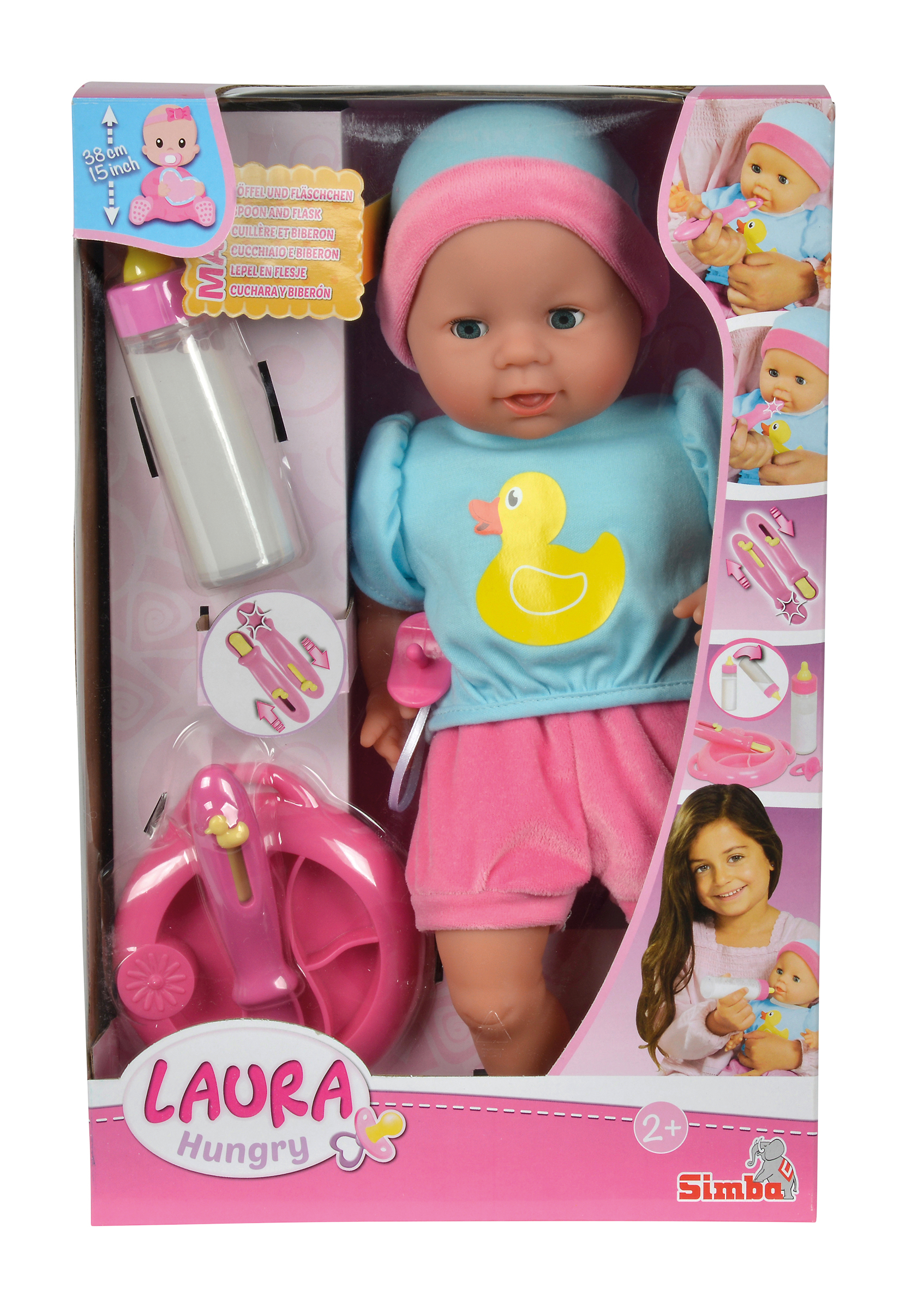 LAURA POUPON A FAIM 38CM - New Born Baby / Laura - Marques