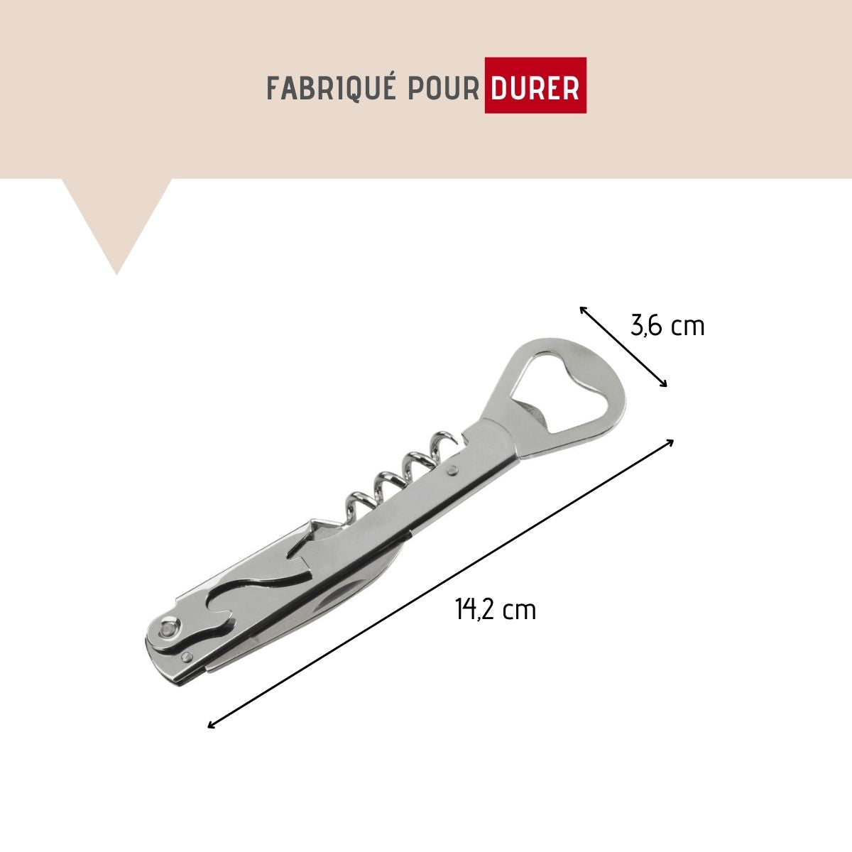 SINZONeu® Limonadier Professionnel 3-en-1 - Tire-Bouchon, Décapsuleur