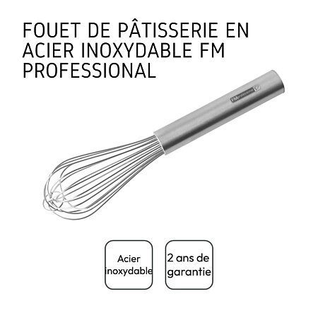Fouet de cuisine et pâtisserie en inox 25 cm FM Professional 21886