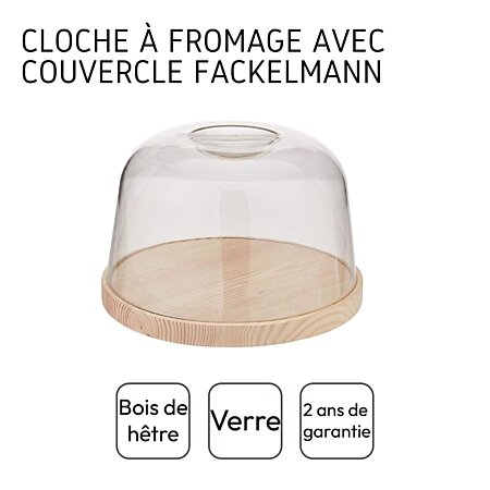 Cloche À Fromage En Verre 20 Cm Fackelmann Eco Friendly à Prix Carrefour