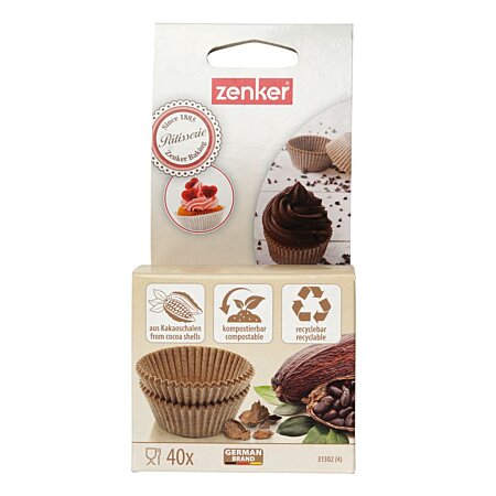 Lot de 100 moules à muffins en papier 5 cm Zenker Smart Pastry 684848 au  meilleur prix