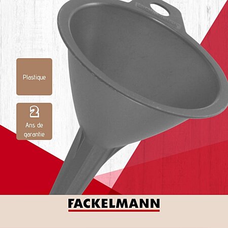Entonnoir de cuisine inox avec grille pour impuretés Fackelmann