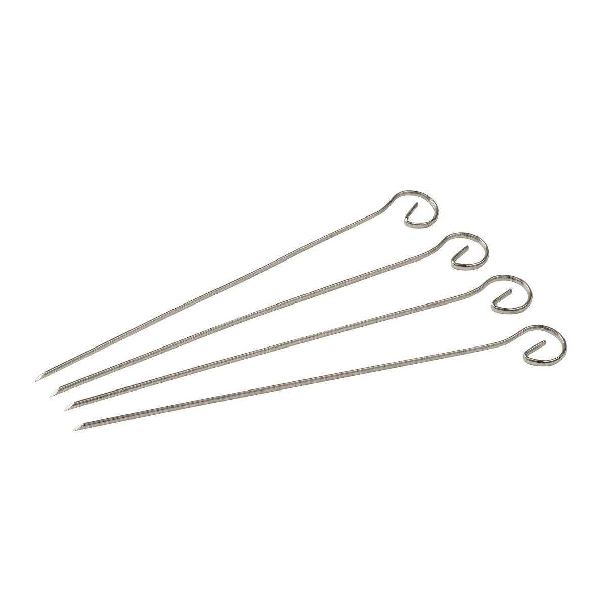 10 PCS brochettes en acier inoxydable brochettes en acier à utiliser  brochettes en fer barbecue Camping extérieur - outils de cuisine