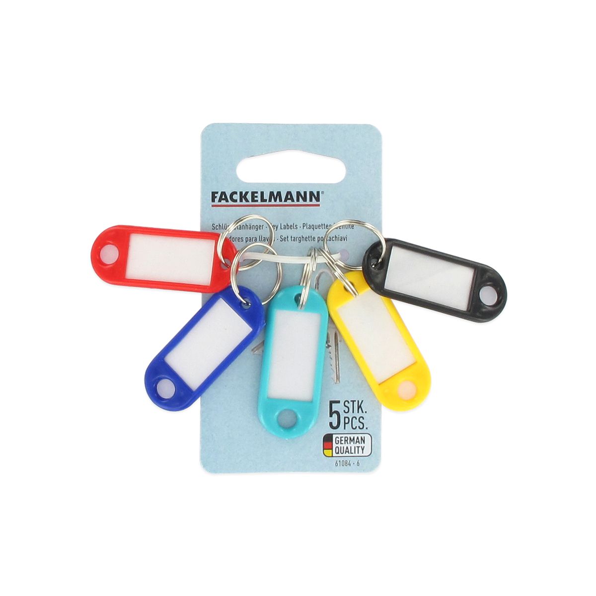 Lot de 5 portes clefs avec étiquettes Fackelmann 61084 au meilleur prix