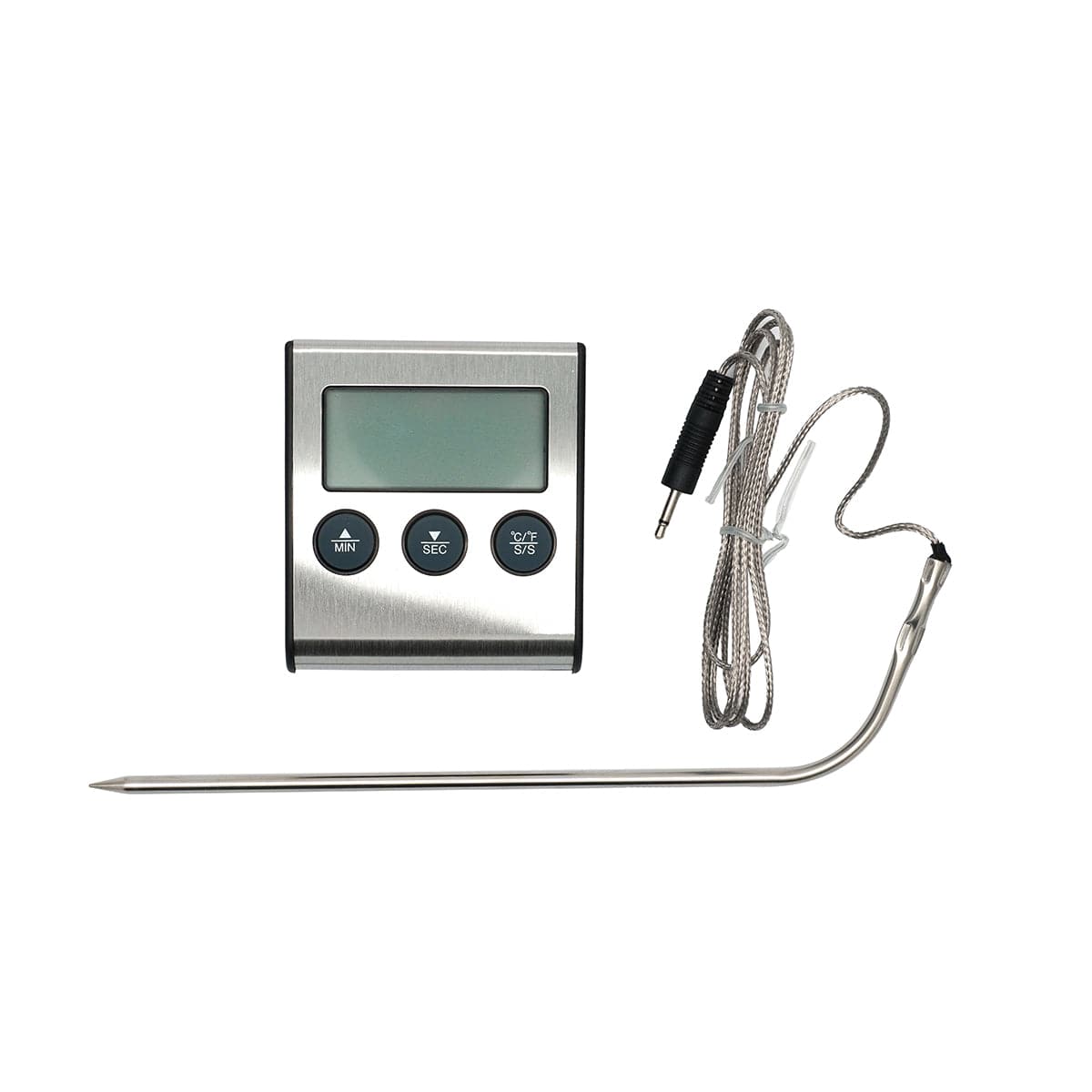 Thermomètre alimentaire à sonde en acier inoxydable, température de l'eau  de cuisson biberon à utiliser