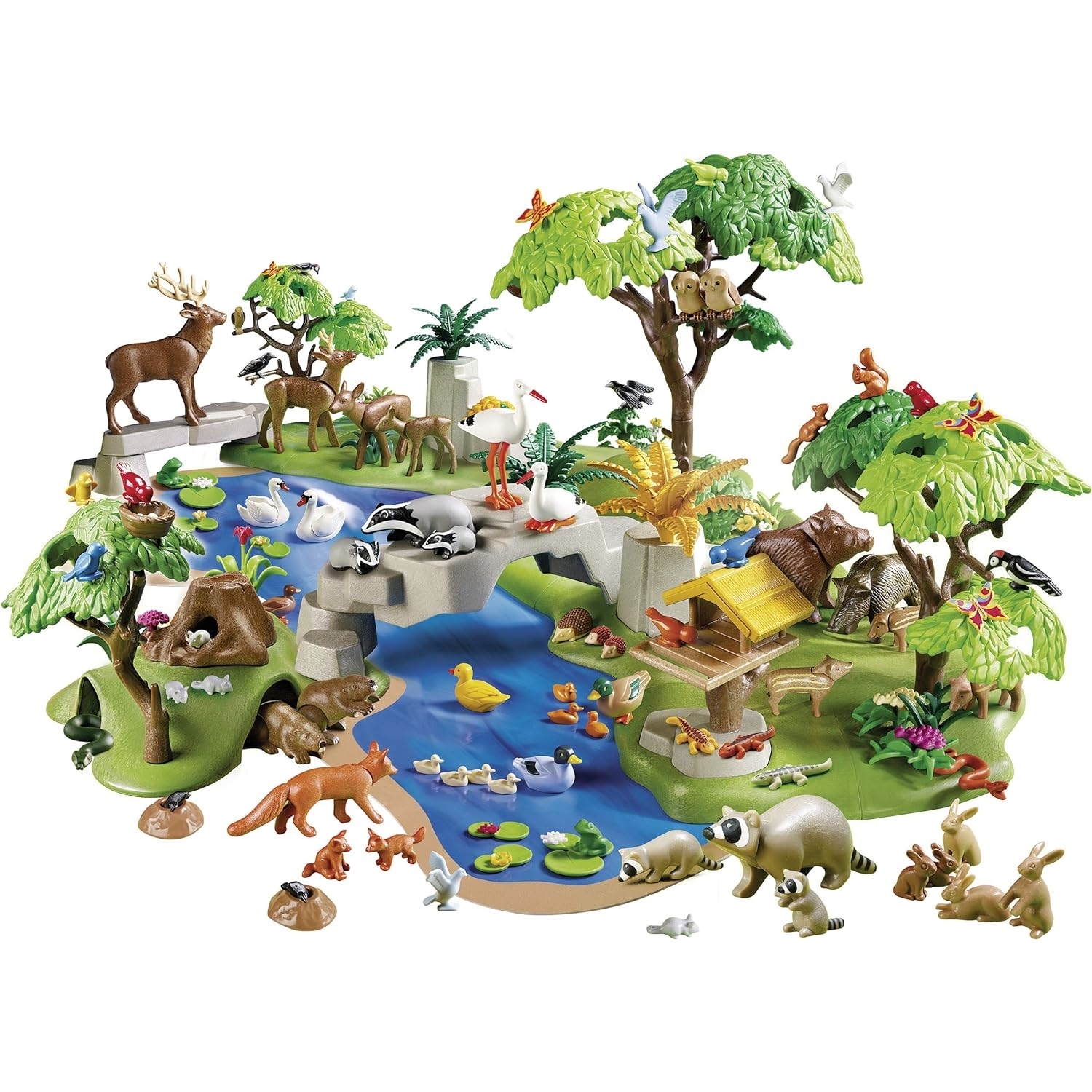 Lot Playmobil Moutons Et Brebis Animaux Forêt - Occasion Bon état, Pour Diorama Ou Ferme