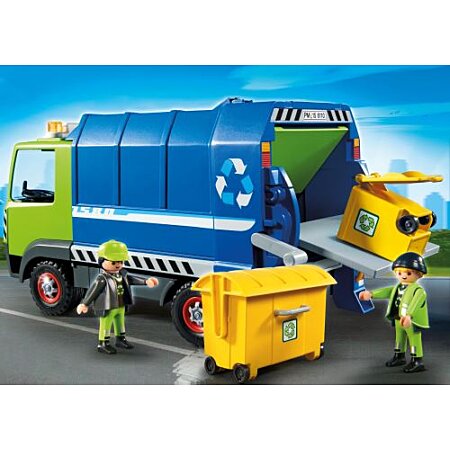 Playmobil City Action Camion De Recyclage Ordures au meilleur prix