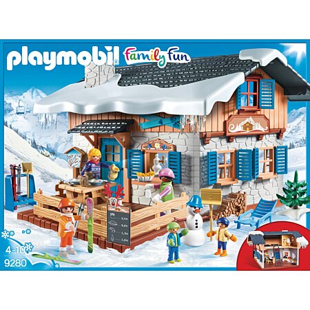 Playmobil chalet et ses skieurs - Playmobil | Beebs