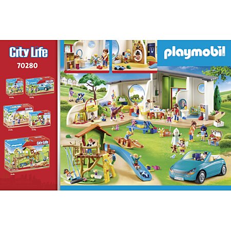 PLAYMOBIL 70280 Centre de loisirs- City Life - Le centre de loisirs -  bâtiment aménagé avec salle de jeux, salle de bain, coin cuisine, petit  coin do au meilleur prix