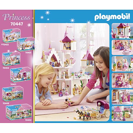Playmobil 70453 Chambre de Princesse avec Coiffeuse - Princess - avec Deux  Personnages, Deux Chats et des Accessoires - Aventure Magique de Princesses