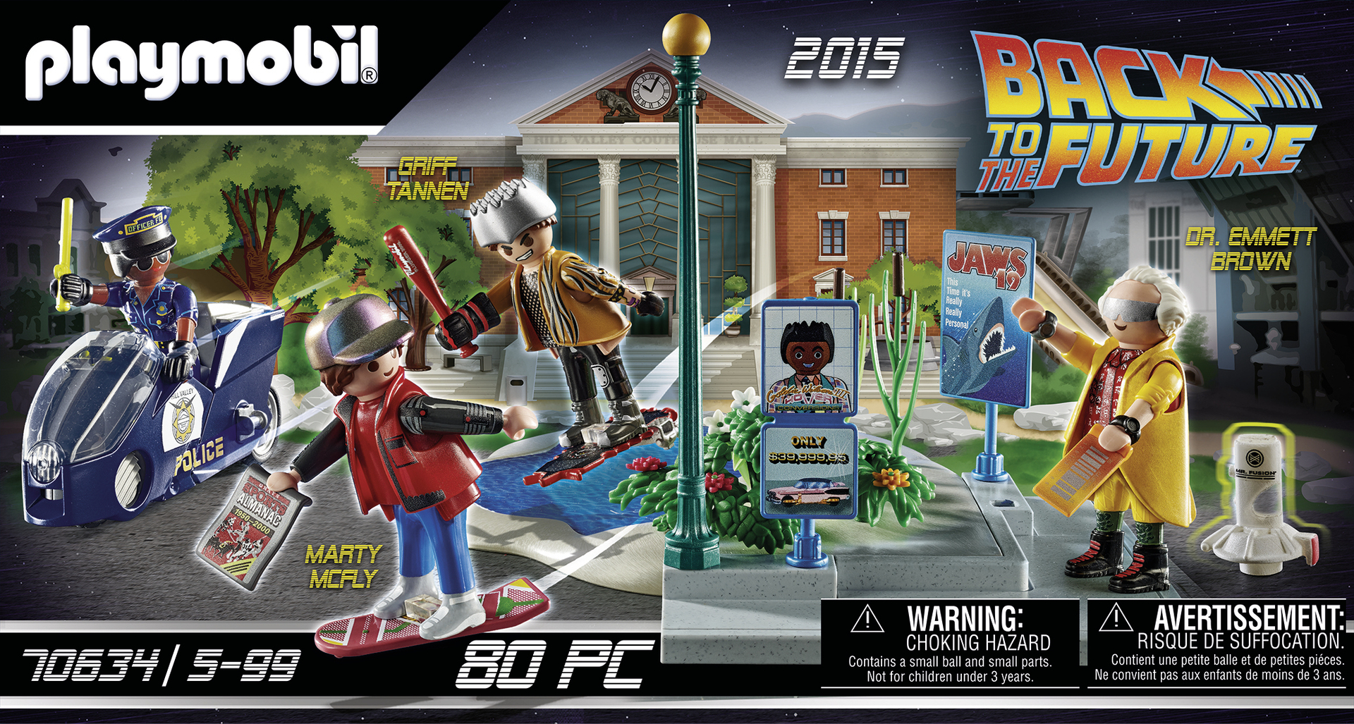 Playmobil Retour vers le futur 70634 Back Future Partie II Course  hoverboard - Playmobil - Achat & prix