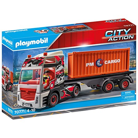 Playmobil City Action - Camion avec conteneur - Playmobil - Achat