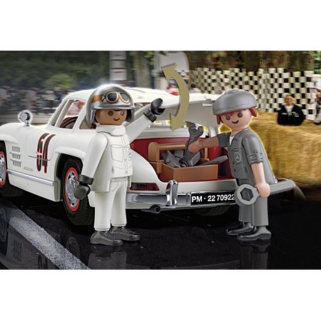 Playmobil CLASSIC CARS MERCEDES-BENZ 300 SL - 70922 - Voiture miniature - white/blanc Playmobil CLASSIC CARS MERCEDES-BENZ 300 SL - 70922 - Voiture miniature - white/blanc