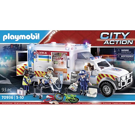  Playmobil Rescue Ambulance : Toys & Games