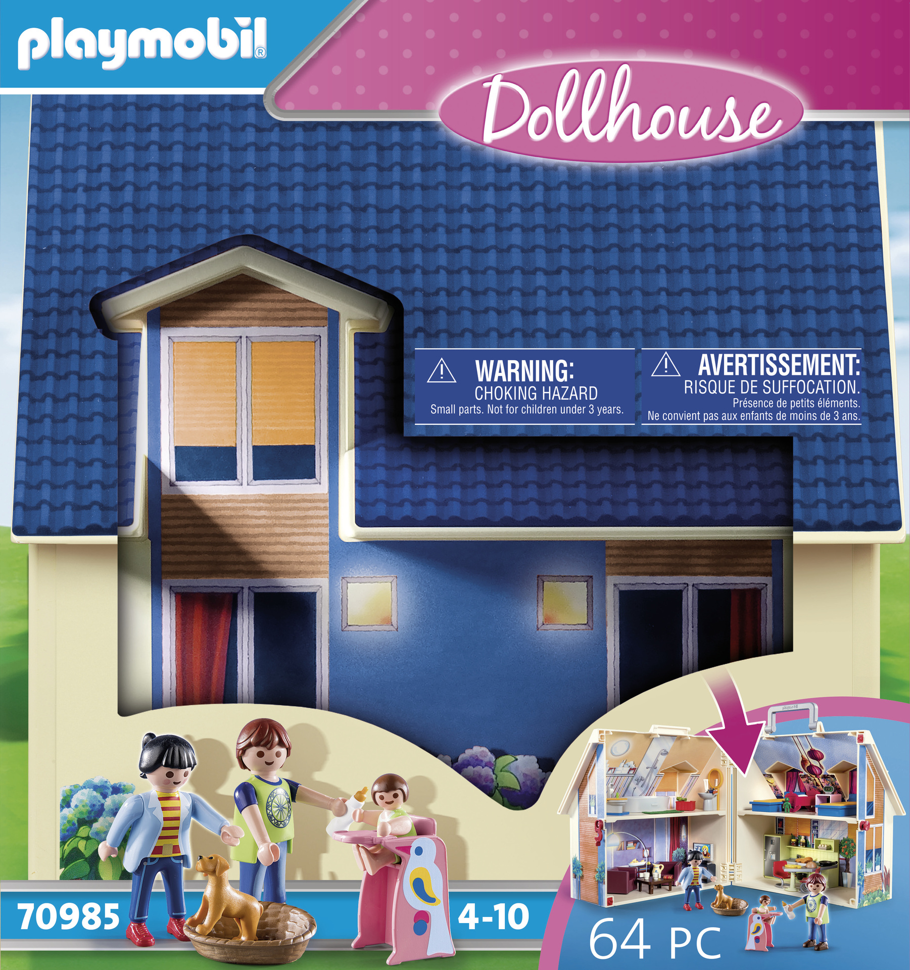 Extensions de la maison traditionnelle de Playmobil (Dollhouse