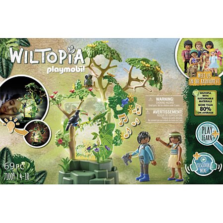 PLAYMOBIL 71009 Forêt tropicale avec veilleuse - gamme Wiltopia