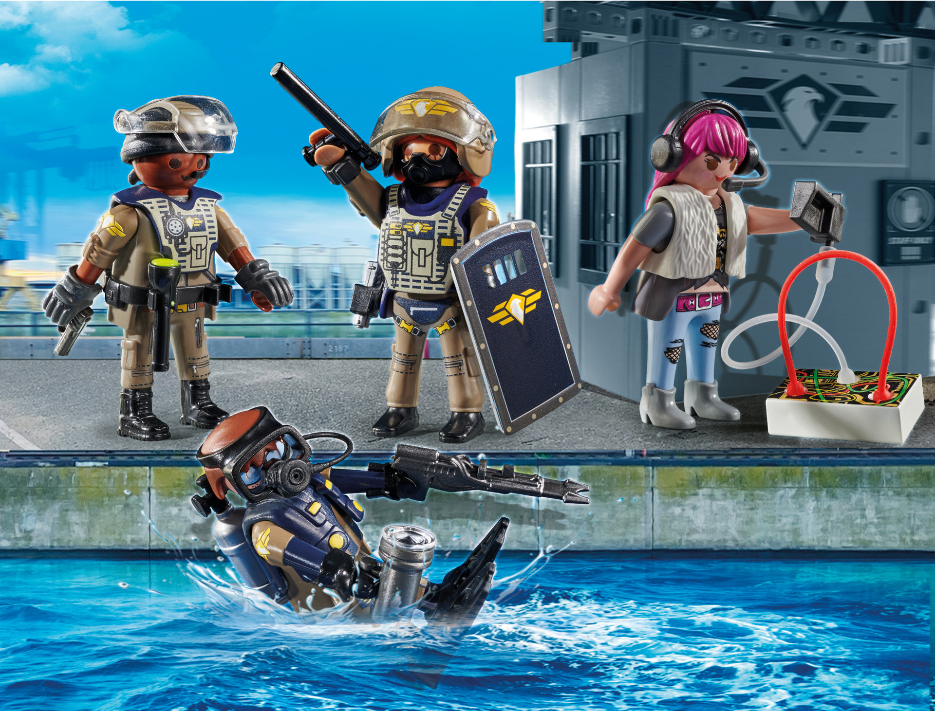 ミリタリー playmobil special Equipe des forces spéciales avec