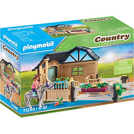 PLAYMOBIL 71240 Extension Box avec cheval- Country - Le club d