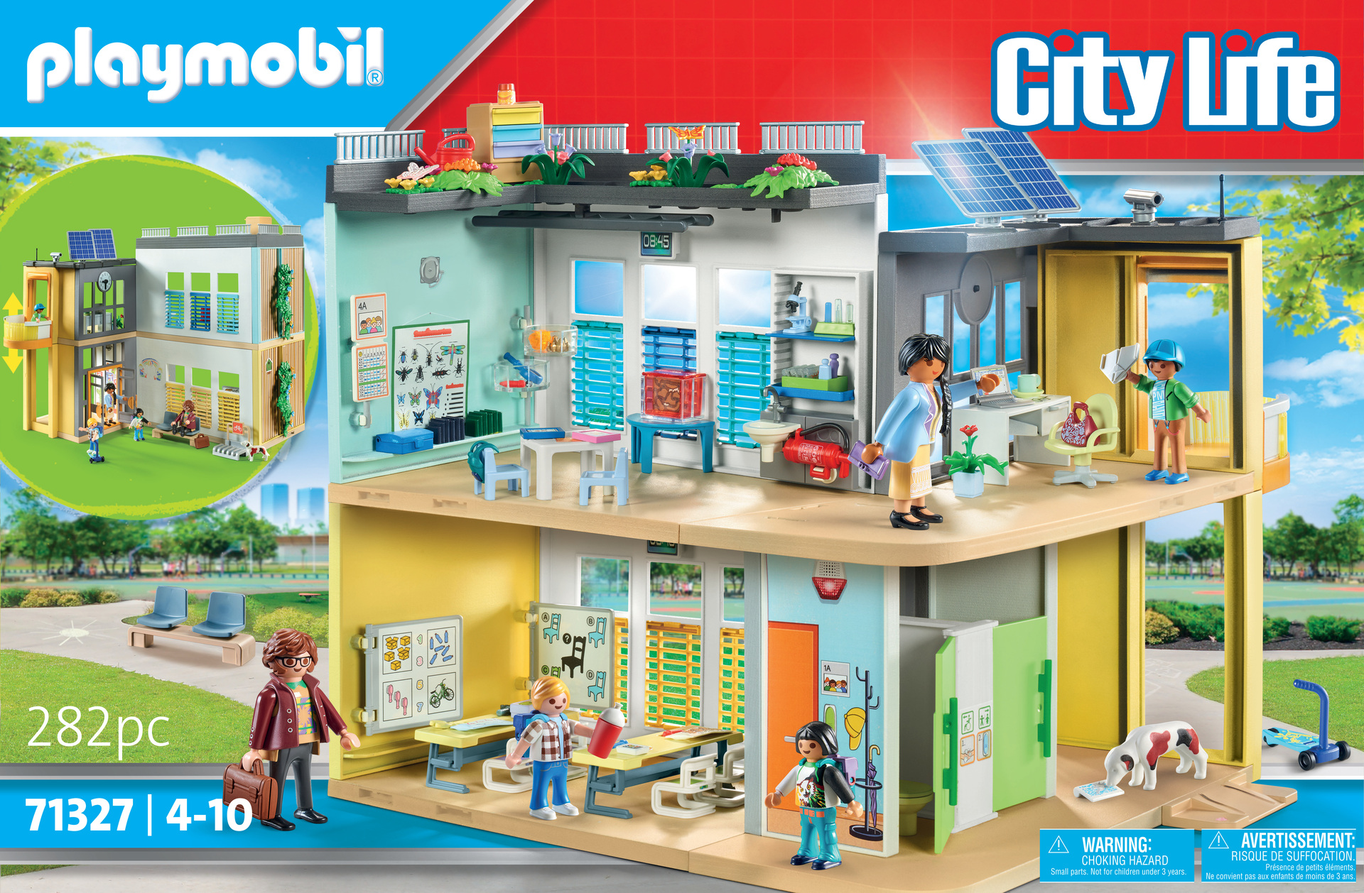 PLAYMOBIL 5941 Playmobil City Life Salle de classe transportable