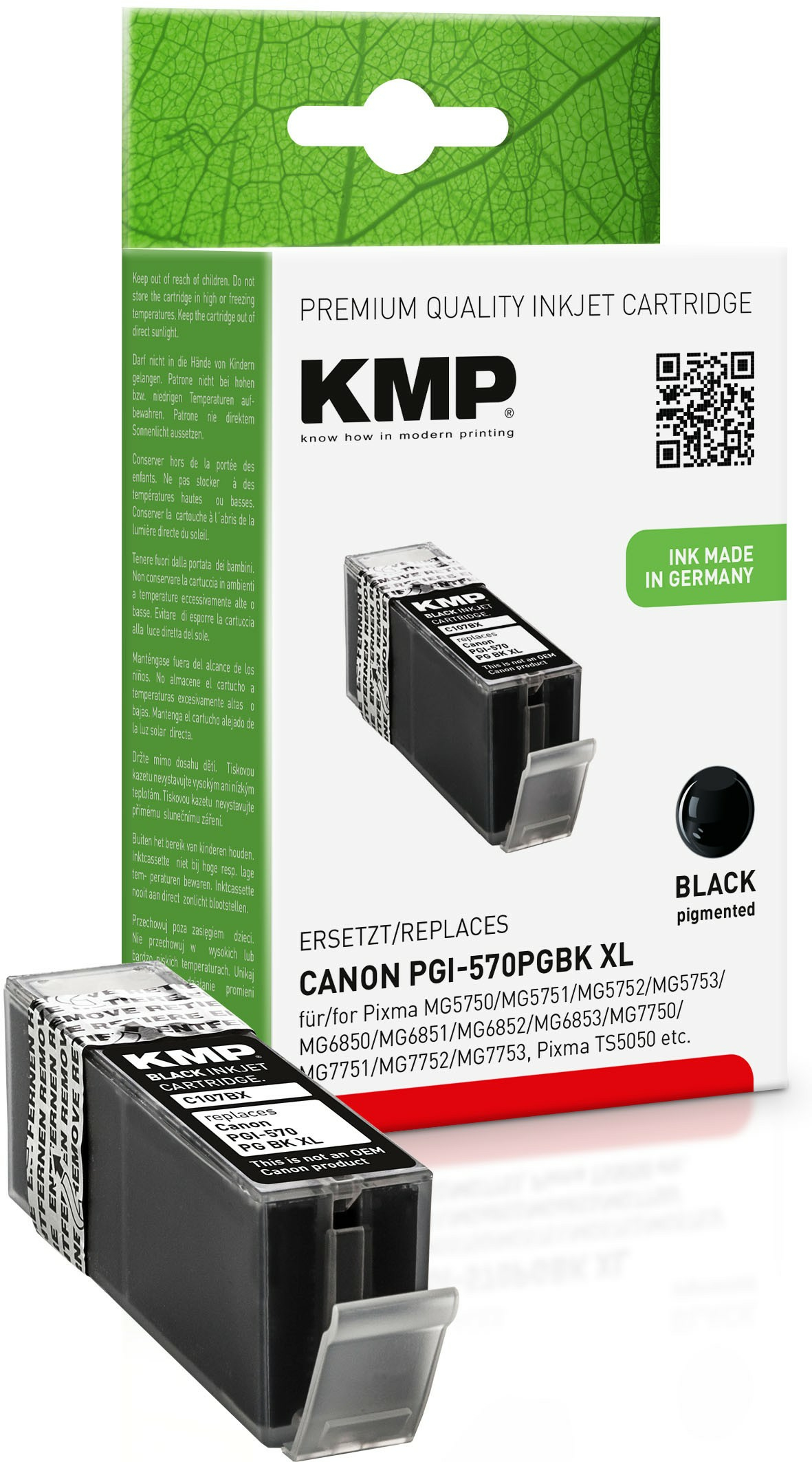 Cartouche d'encre LK-302 XL noir compatible HP 302 - espace