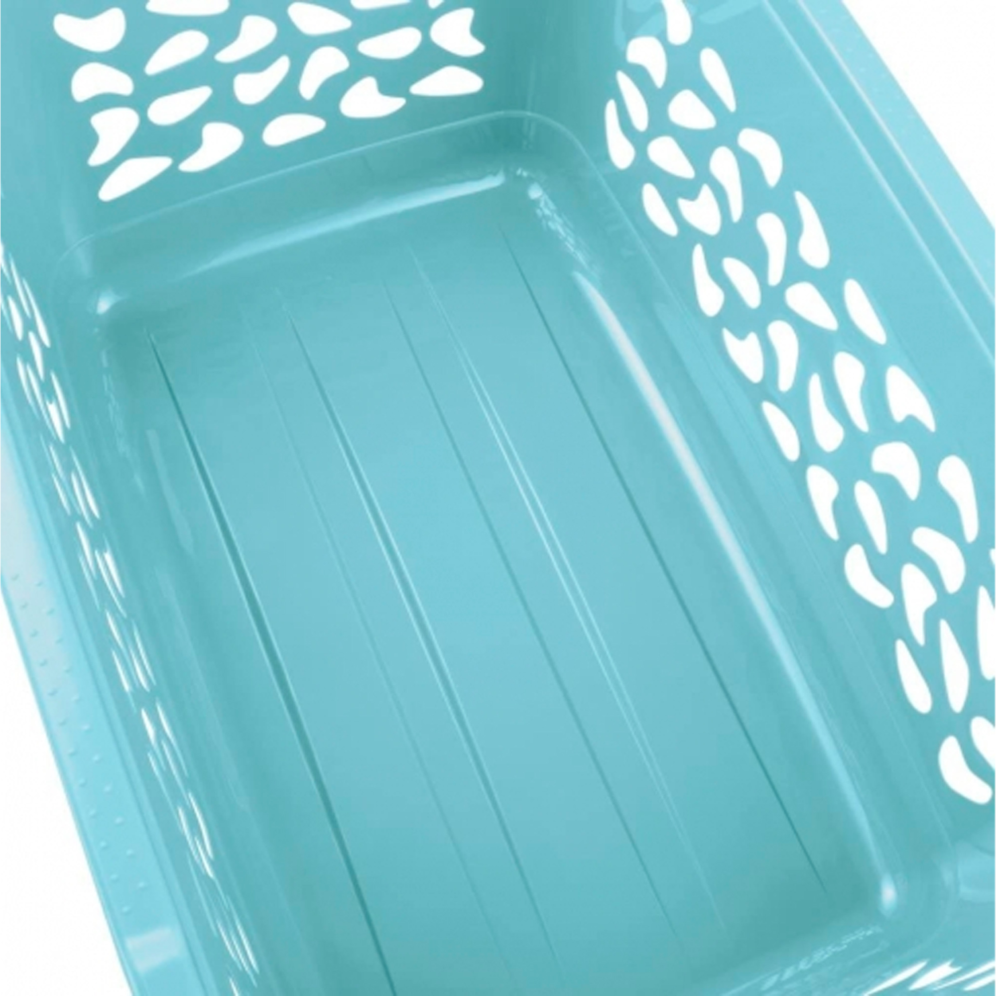 Keeeper Panier à Linge 52L Design Ajouré - Nordic Grey - Empilable Et Aéré Pour Linge Sale
