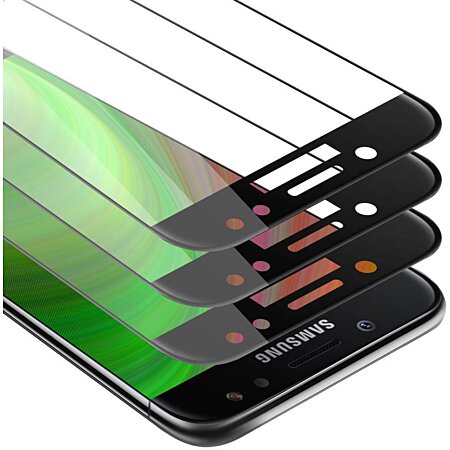 Protecteur d'écran en verre trempé noir Ksix Extreme pour Samsung