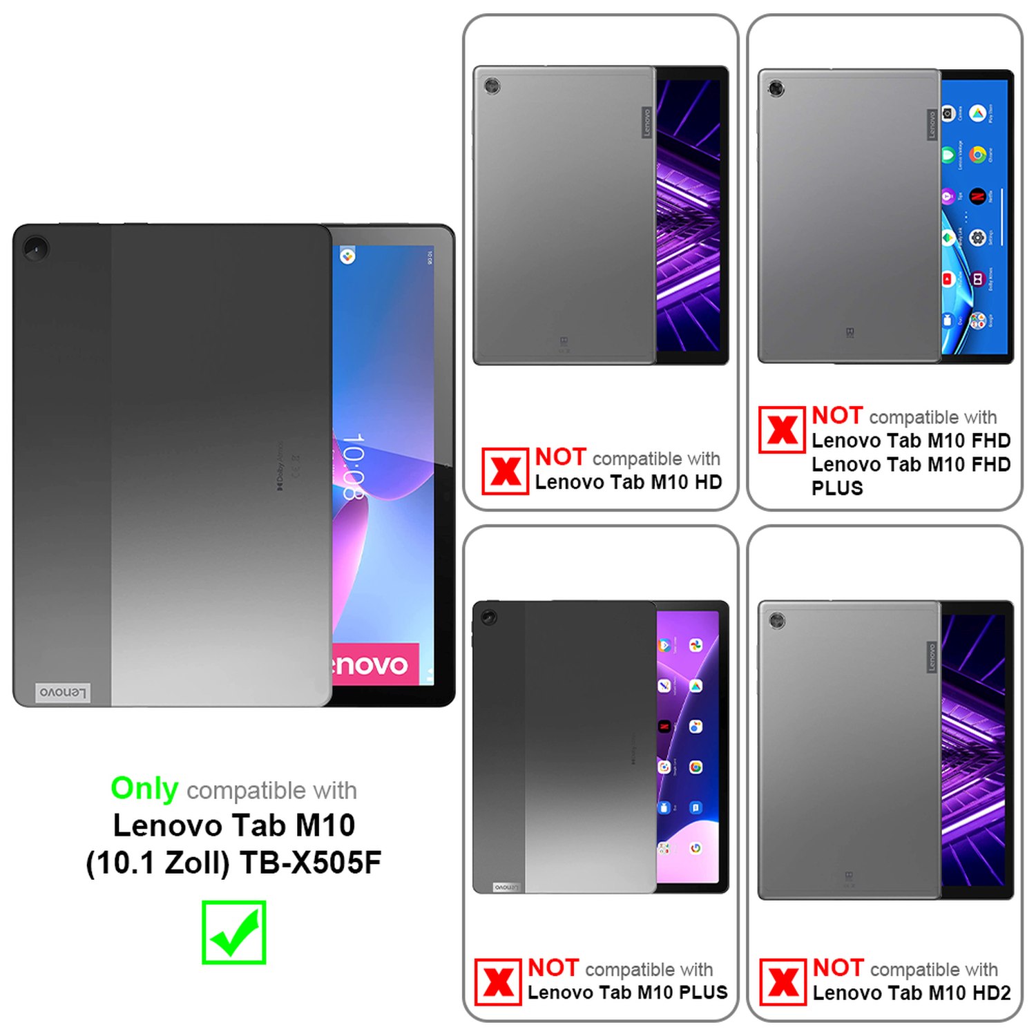 AtFoliX Verre Hybride Protecteur Pour Acer Iconia Tab M10 – 9H Anti-rayures (Neuf)