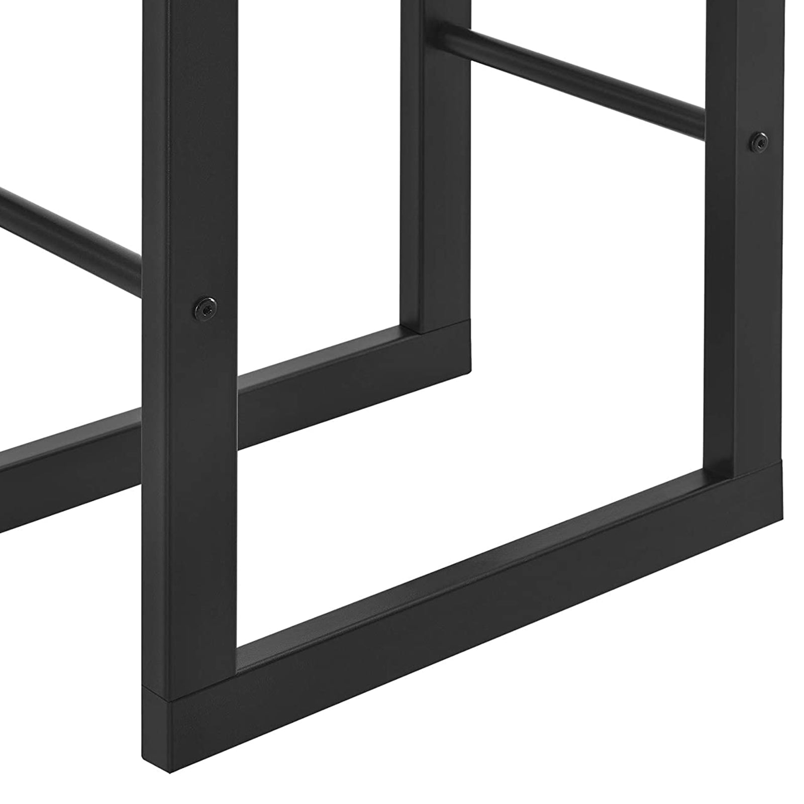 Étagère à Bois De Cheminée Extérieure Galvanisée - 185x105x185 Cm - Toit Polycarbonate - Anthracite