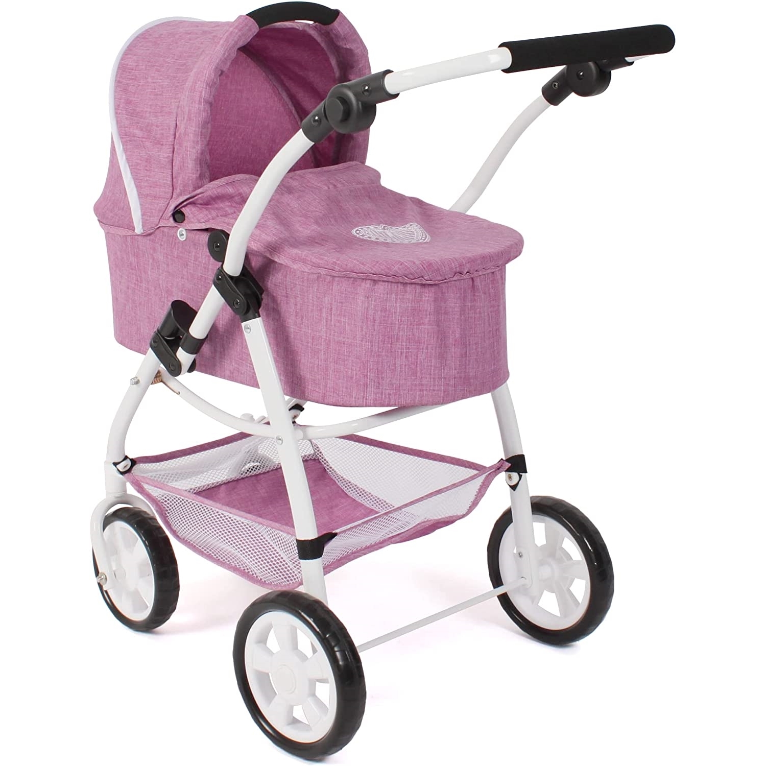 Poussette combinée 2 en 1 mika rose - Bayer Chic