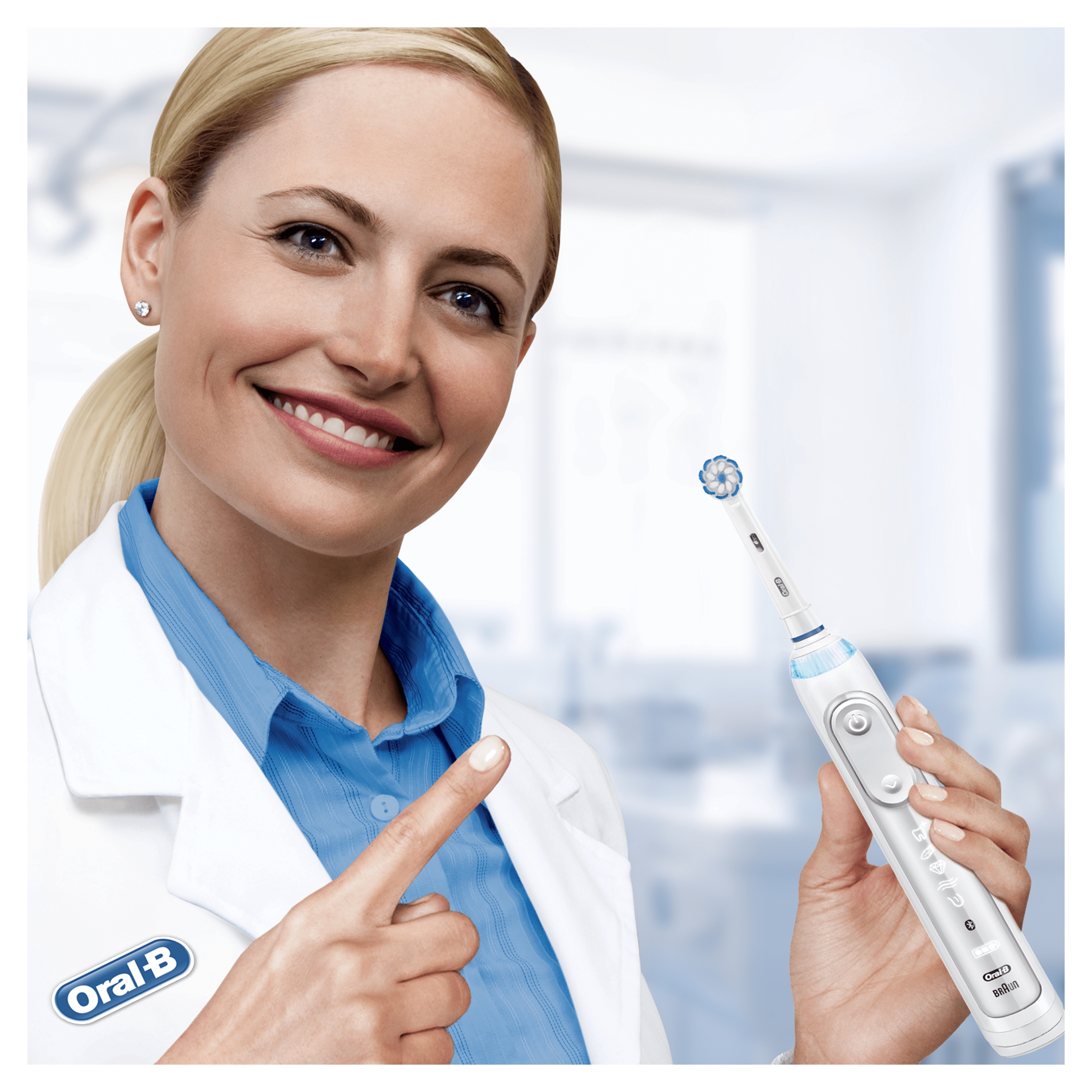 Lot De 8 Brossettes Oral-B Sensitive Clean & Care Pour Brosses à Dents électriques