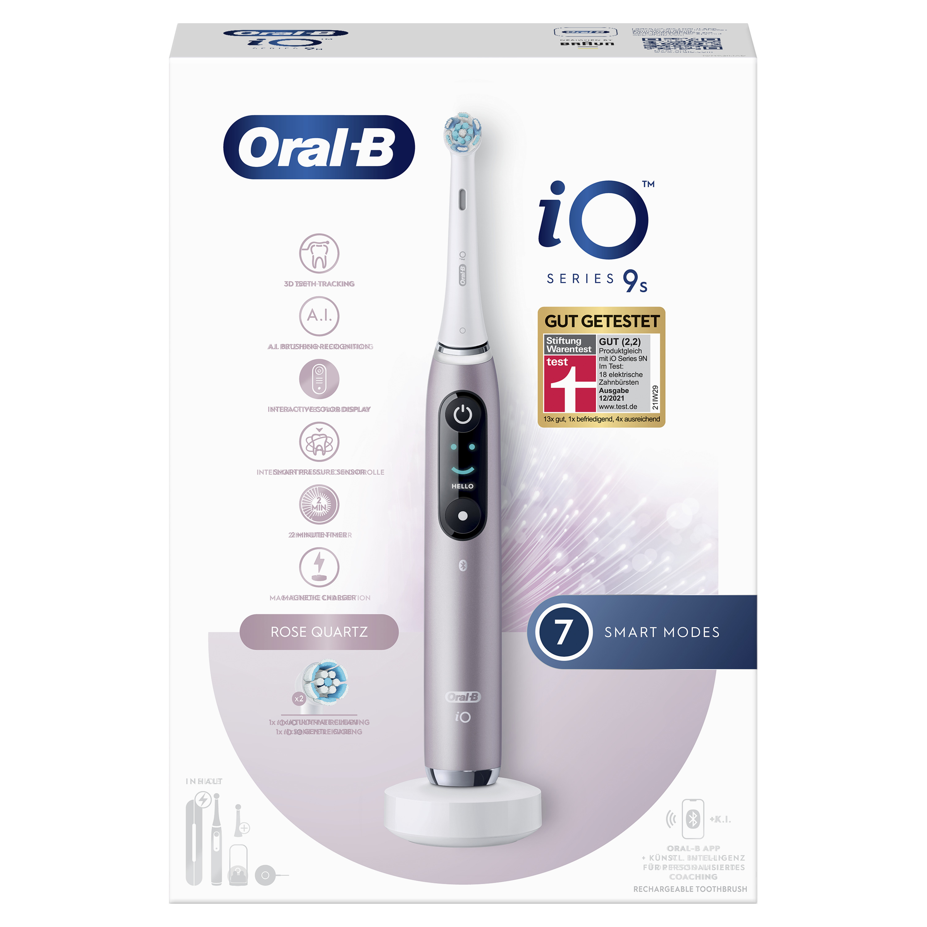Brosse à Dents électrique Oral-B PRO Series 1 Rose - Rechargeable, Mouvement Rotatif - Neuf
