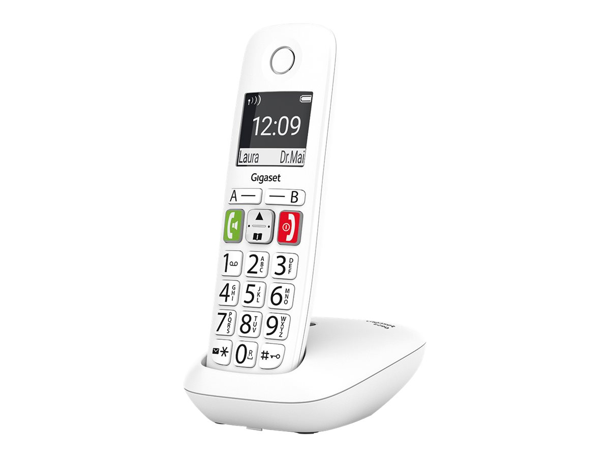 Gigaset Téléphone fixe filai DL380 blanc Téléphone fixe – acheter chez
