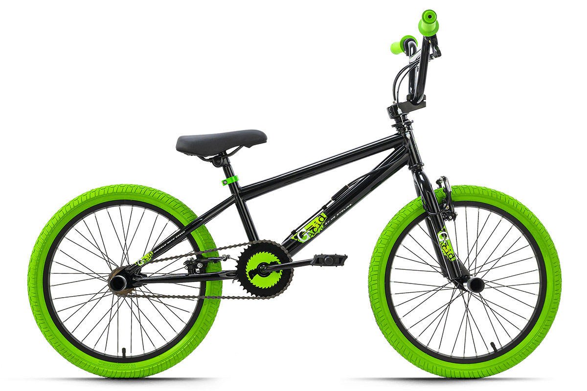 BMX freestyle 20 G Acid noir vert KS Cycling au meilleur prix