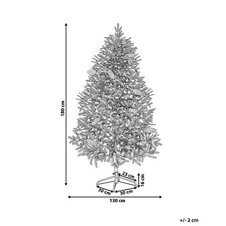 Sapin de Noël artificiel coloris vert Canada Spruce - 180 cm : AUTRES  MARQUES - botanic®