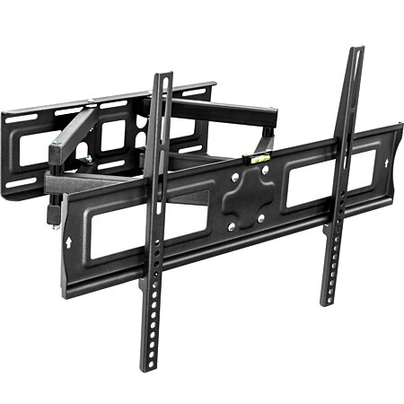 Support TV Mural Orientable et Inclinable, Fixation Murale TV LED