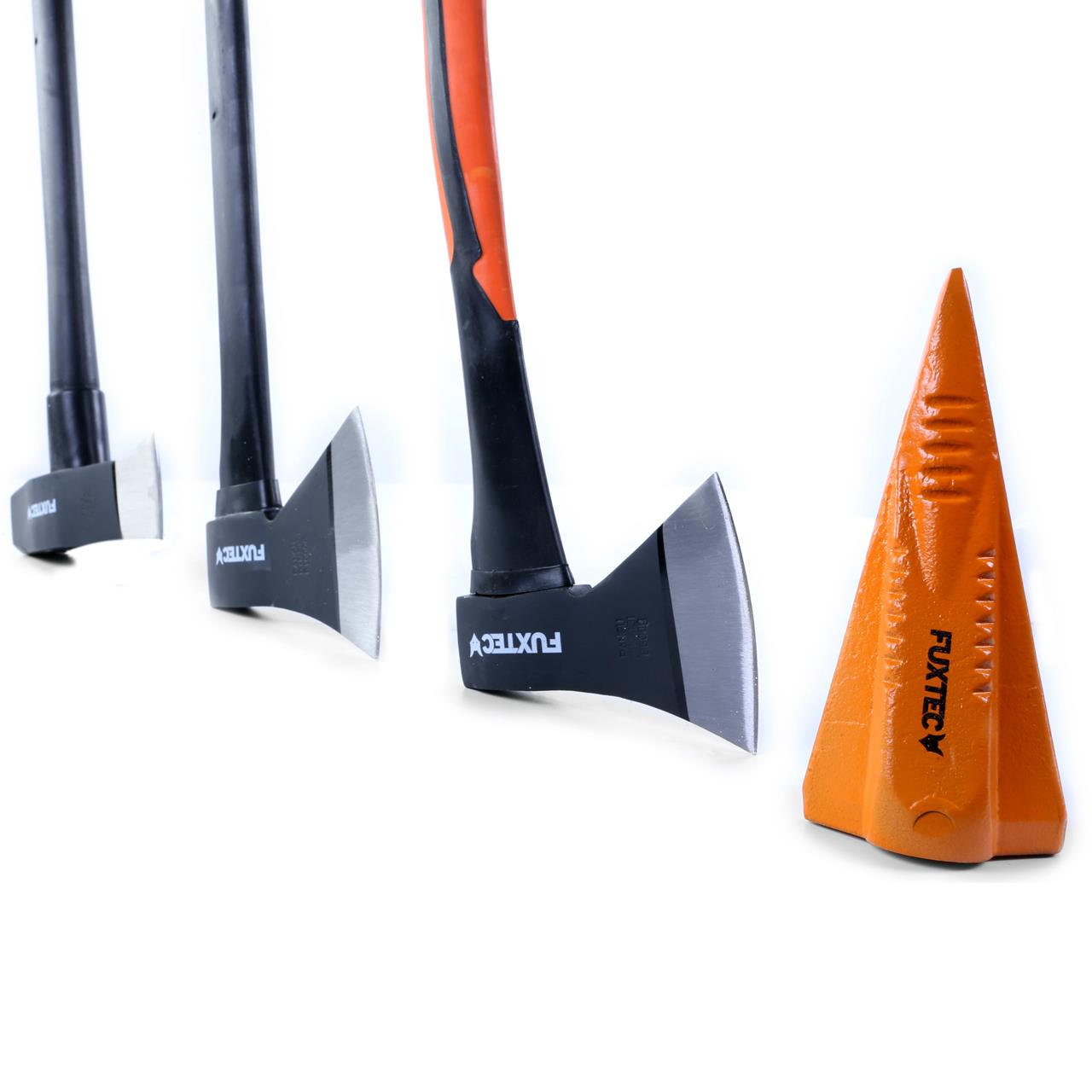 Hache Bushcraft Forgée Main Acier Carbone - Hache D'allumage Avec Fourreau UK