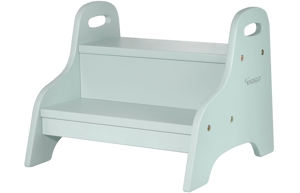 Marchepied En Bois Massif - 40x32x10 Cm - Avec Patins Antidérapants - Pour Salle De Bain, Cuisine, Rangement