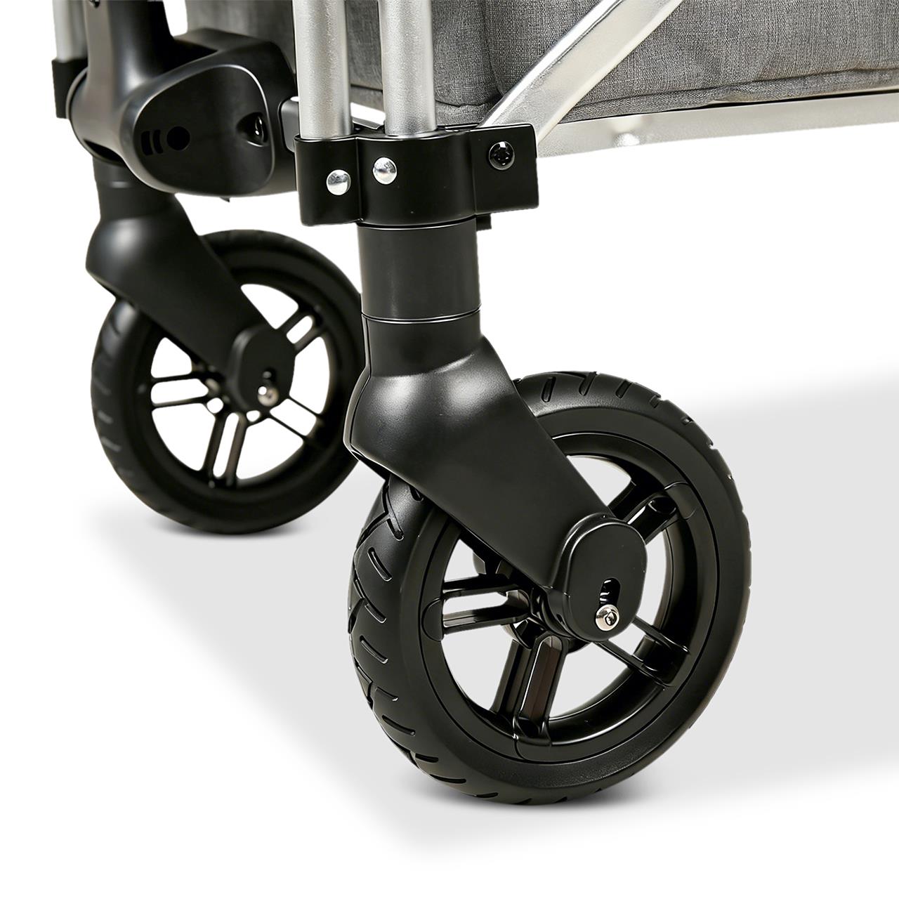 FUXTEC Chariot Pliable Super Cruiser + CTL950 – Violet – Avec Toit, Frein, Pneus Caoutchouc – Certifié TÜV – 75 Kg