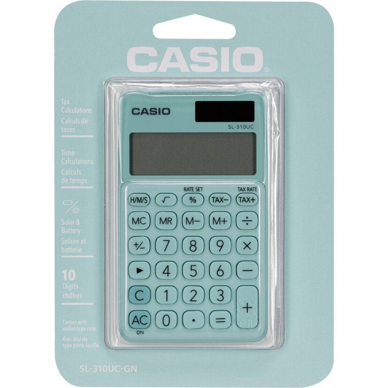 CALCULADORA DE BOLSILLO CASIO SL 310UC WE N DC