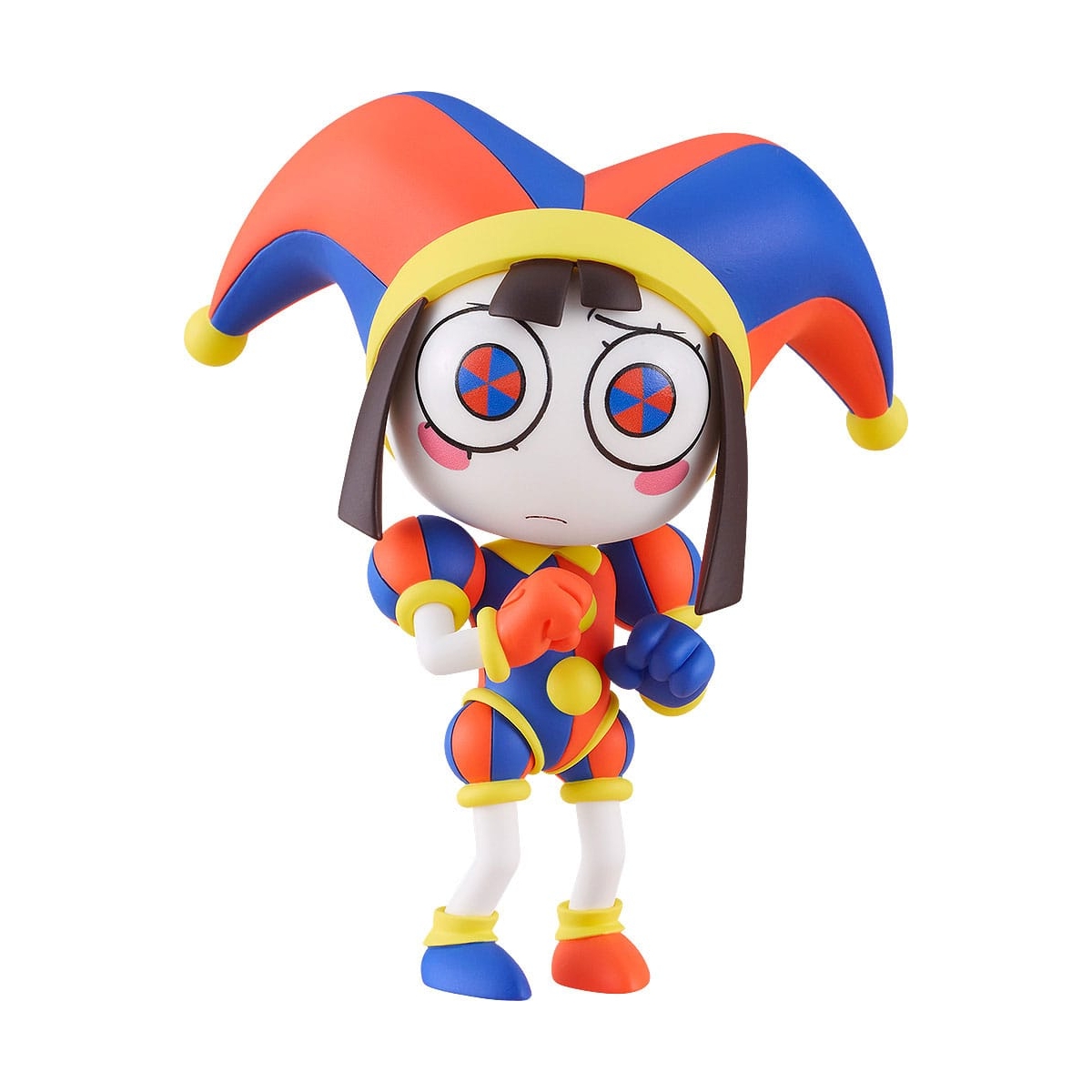 Figurine Pomni – The Amazing Digital Circus – Vinyle 10,1 Cm – Yeux Tremblants, Carte Collection Incluse – N°2 – Sous Licence Officielle – Dès 3 Ans