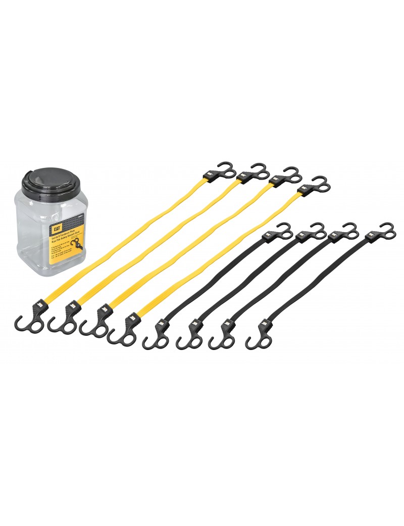 LOT DE 8 TENDEURS PLATS CATERPILLAR