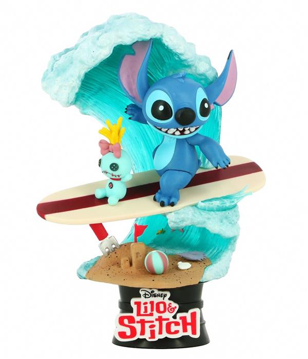 GIOCHI PREZIOSI Stitch, Coffret Surf, avec 1 Figurine, et Accessoir