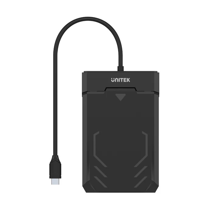 Boîtier de disque dur externe USB 3.0/Type C, 2.5 pouces, SATA SSD, avec vitesse de transfert de 5Gbps, boîtiers de disque dur transparents sans outil