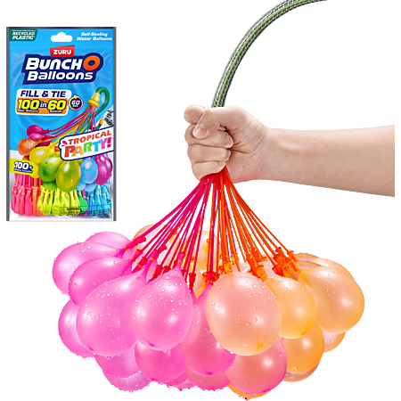 Lot de 100 BALLONS BOMBES A EAU avec Pompe - Spécialités Gourmandes en Lot de 100 BALLONS BOMBES A EAU avec Pompe - Spécialités Gourmandes en