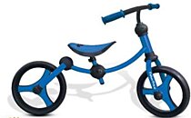 TIMMY Tricycle évolutif 3 en 1 avec canne directionnelle Bleu
