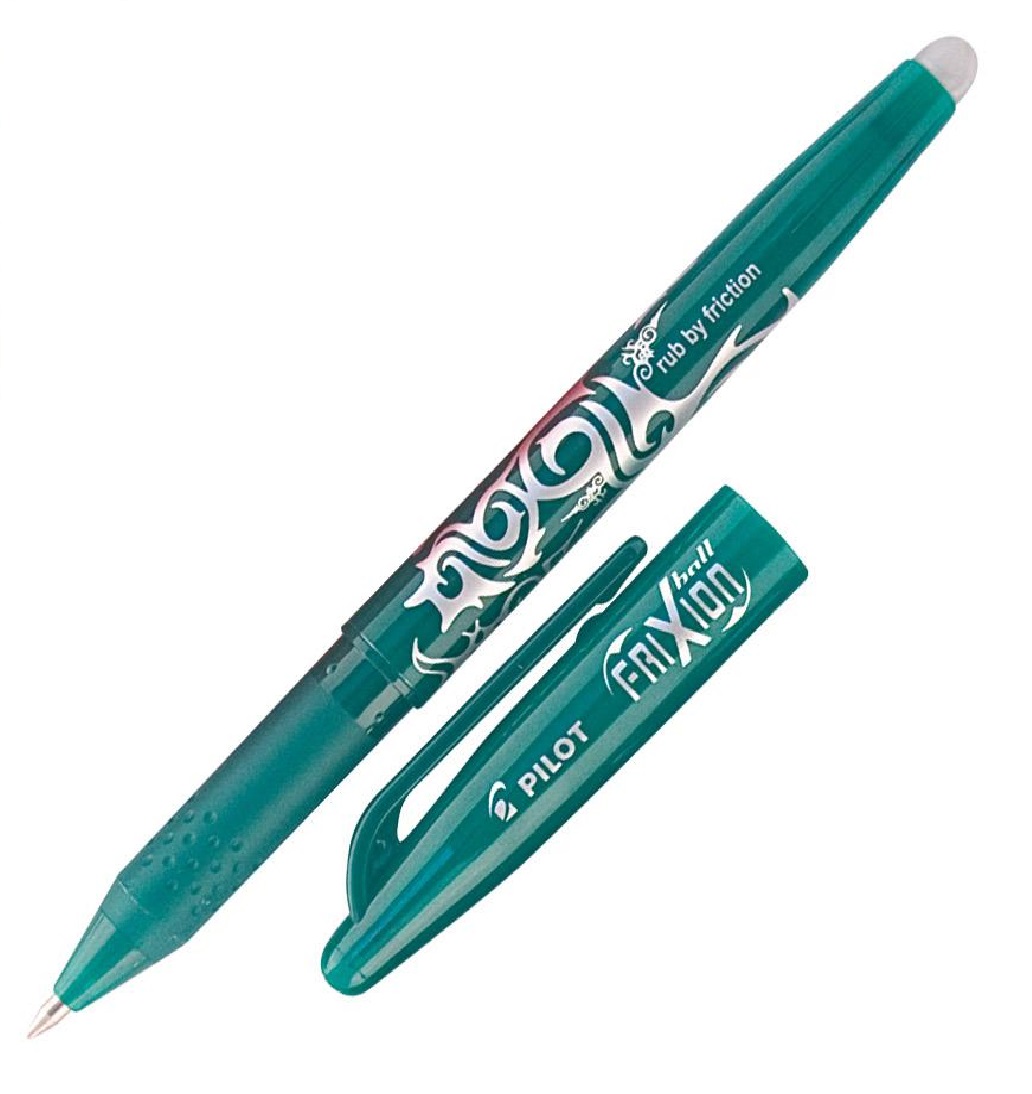 PILOT Lot 1 stylo effaçable pointe moyenne vert FriXion Ball Clicker + 3  recharges effaçables vert FriXion Ball pas cher 