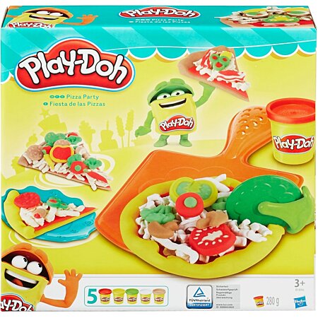 Pâte à modeler PlayDoh : Pizza Party PLAY-DOH Pas Cher 